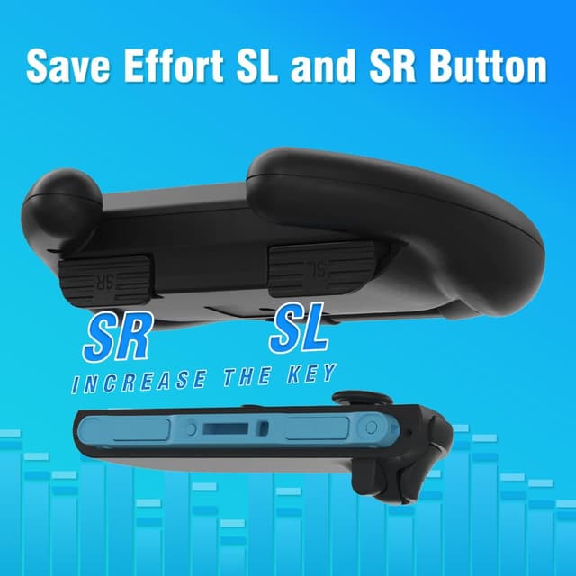 Detalle 2 de PURBHE Switch Steering Wheel for Switch 2 Joy‑Con 2