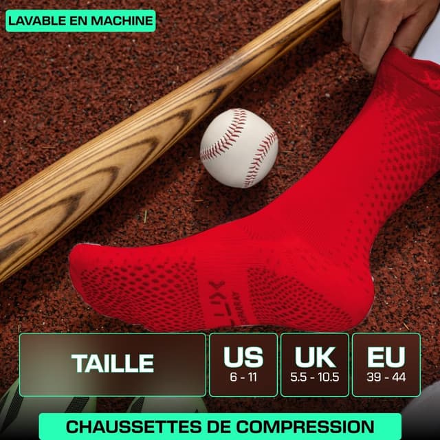 Thumbnail 4 de Lux V2 Chaussettes de football antidérapantes GripArray™
