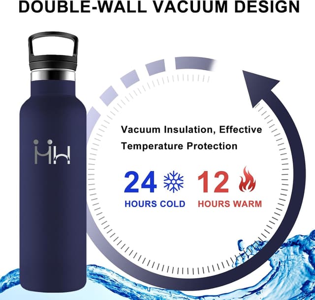 Thumbnail 2 de Botella Térmica Acero Inoxidable 500ml con Pajita 🚰