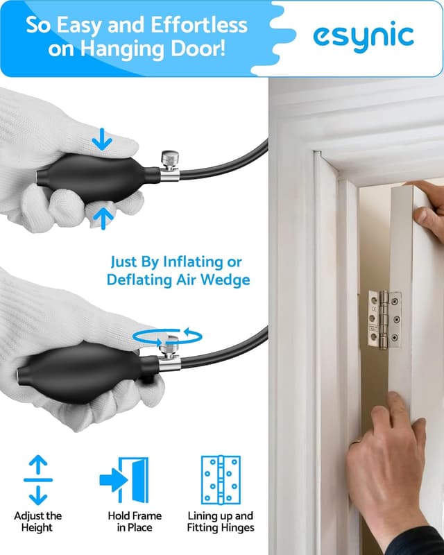 Detalle de eSynic 2Pack Air Wedge 300 Pounds