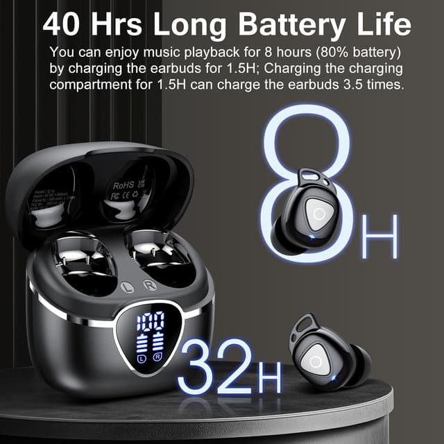 Detalle 2 de Q16 Wireless Earbuds 40H battery