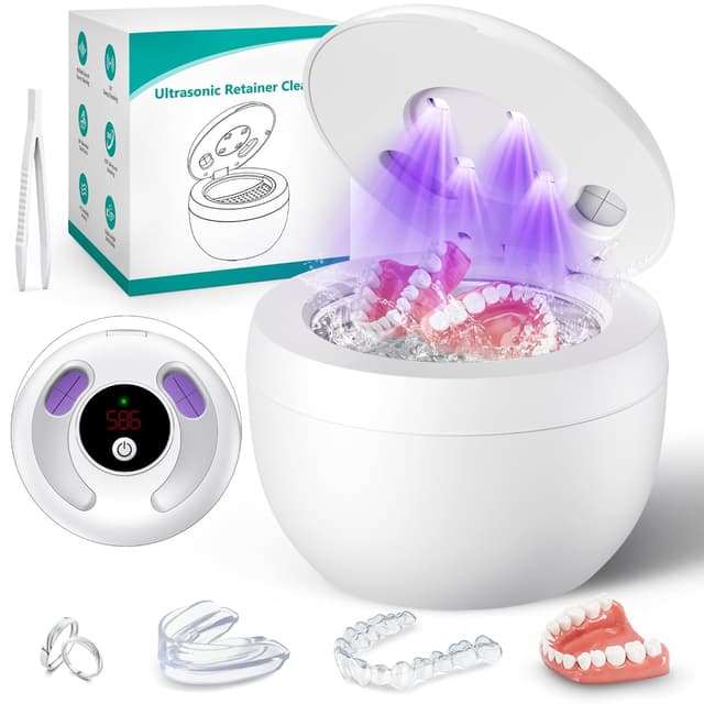 Detalle de Upgraded Ultrasonic Retainer Cleaner 200 mL 🦷