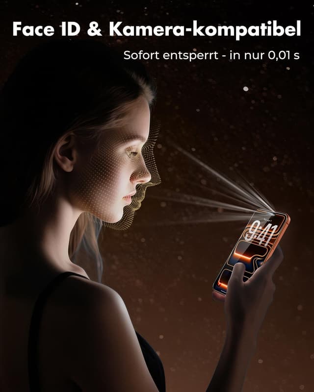 Detalle 2 de UNBREAKcable iPhone 17 Pro Schutzfolie 0,33 mm