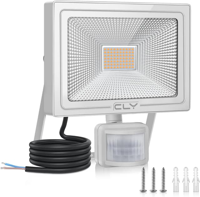 Detalle de CLY faretto LED da esterno con sensore di movimento 50W IP66 (2700K)