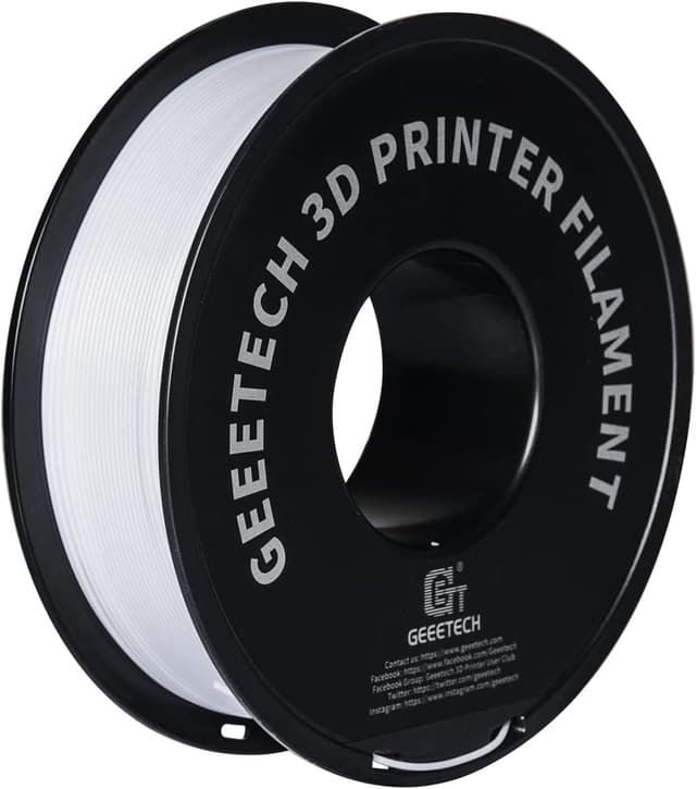 Detalle 1 de GEEETECH PLA-Filament 1,75 mm 1 kg Weiß