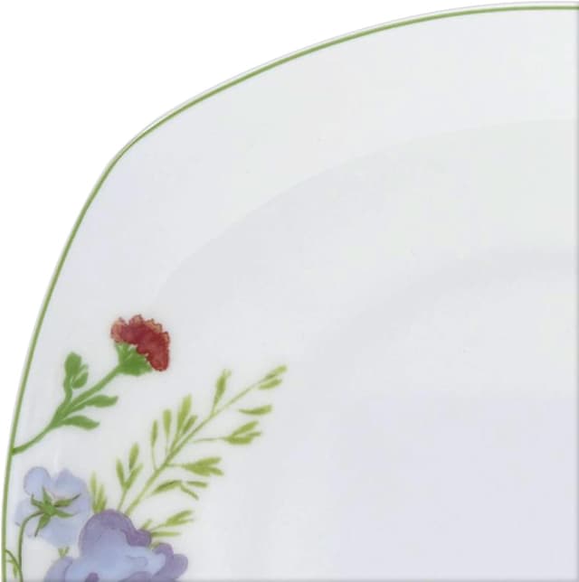 Detalle de Mikasa Wildflower Garden 16-Piece Bone China Dinnerware Set for 4