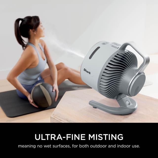 Detalle de Shark FlexBreeze HydroGo Cordless Fan Dove FA050UKDV (HydroGo mist cooling, portable & quiet)