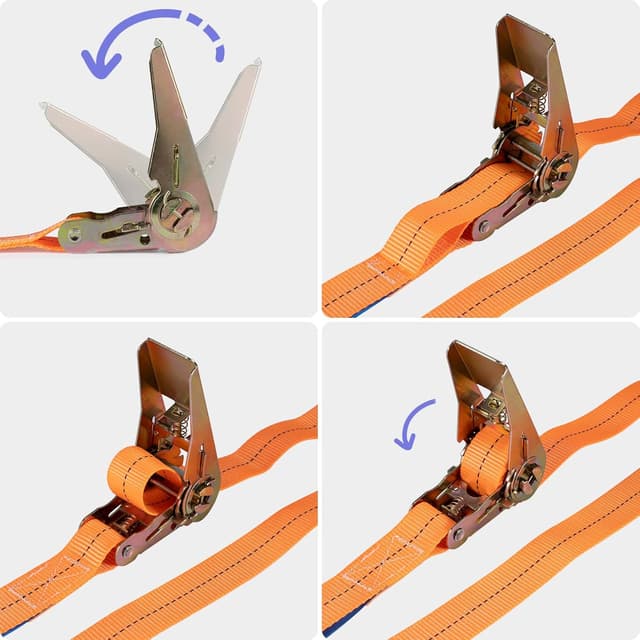 Detalle 2 de Spanngurte mit Ratsche 4m