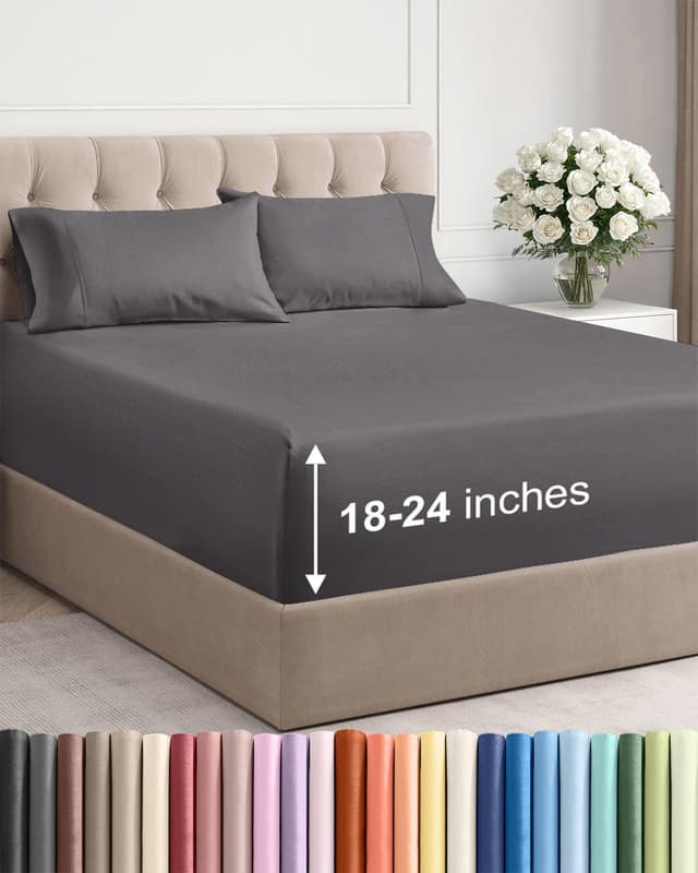 Detalle de Extra Deep Pocket Queen Sheet Set