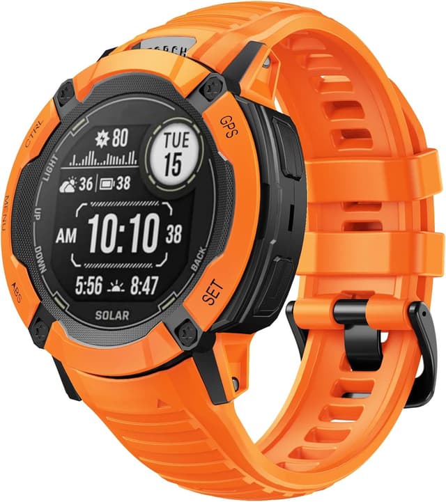 Detalle de ANBEST Cinturino Garmin Instinct 2X 180-215 mm