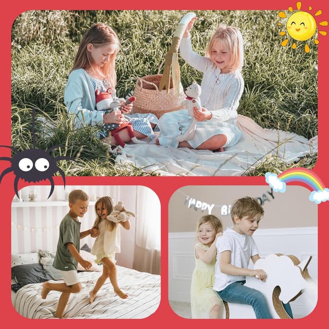 Detalle 2 de Torotto Hausschuhe für Jungen & Mädchen – rutschfeste, leichte Barfußschlappen aus elastischem Fliegengewebe