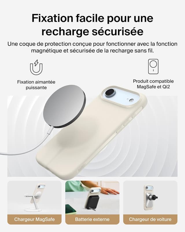 Thumbnail 4 de Belkin SheerForce Protect Rose pour iPhone 17 Pro Max