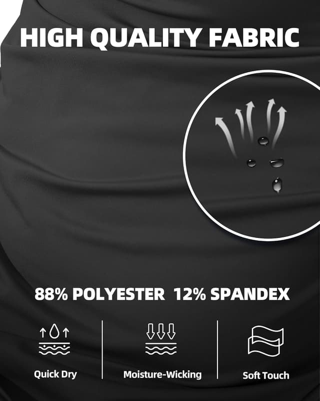 Detalle de Arcweg Rashguard da mare uomo con protezione UV UPF 50+ e asciugatura veloce