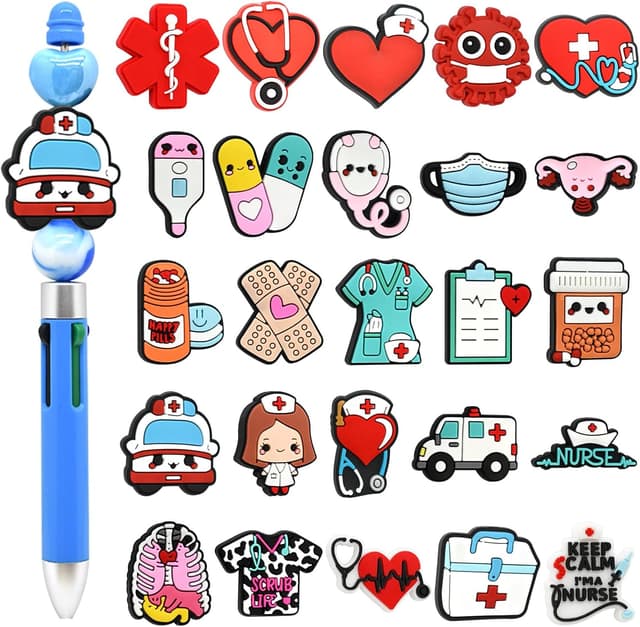 Thumbnail 1 de Ibuclein 25 Silicone Focal Beads for DIY Jewelry