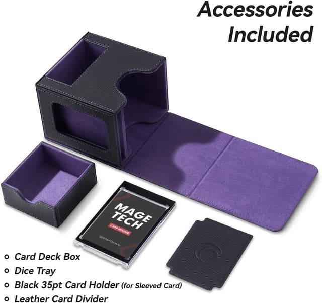 Thumbnail 5 de Mage Tech Card Deck Box for MTG Commander 100ct