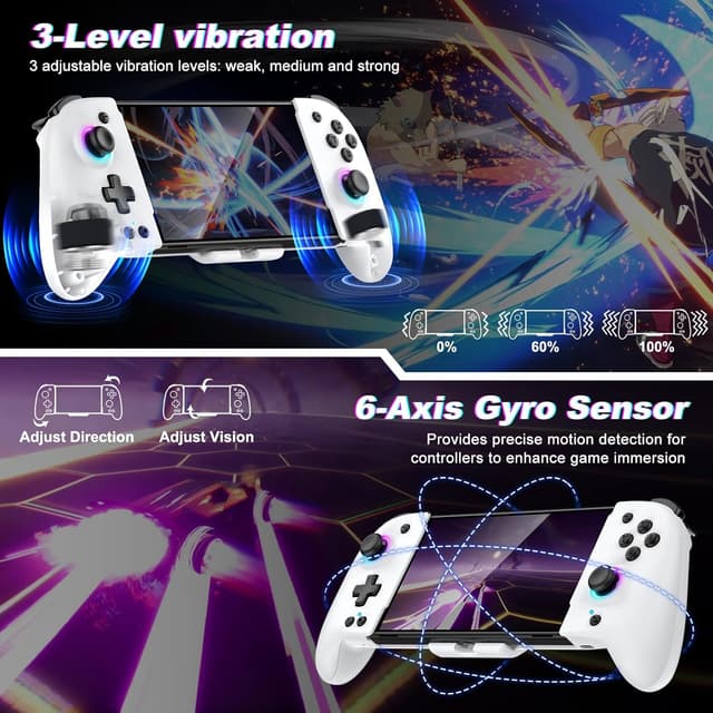 Detalle 2 de Versatile Wireless Switch Pro Controller Replacement (Hall Effect) for Nintendo Switch / OLED