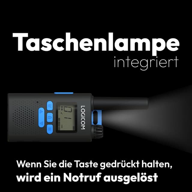 Detalle de Logicom Essential Talkie-Walkie PMR446 10 km