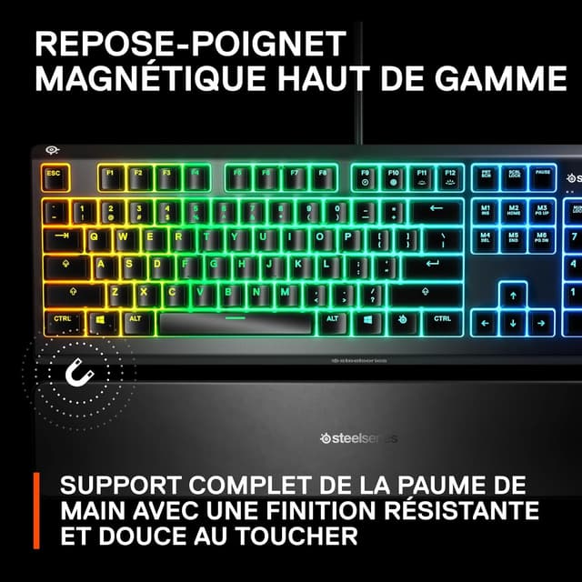 Thumbnail 6 de SteelSeries Apex 3 Clavier de Gaming AZERTY
