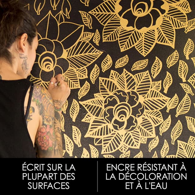 Thumbnail 4 de Stylo marqueur métallique Sharpie or 12