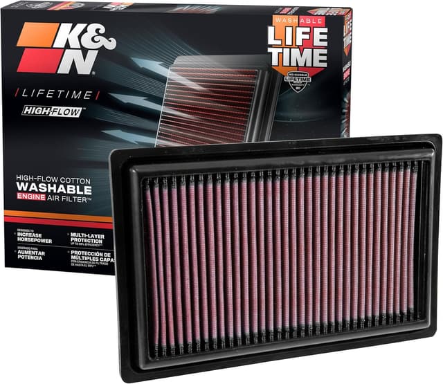 Detalle de K&N 33-3034 Filtro de aire coche 50,000 millas