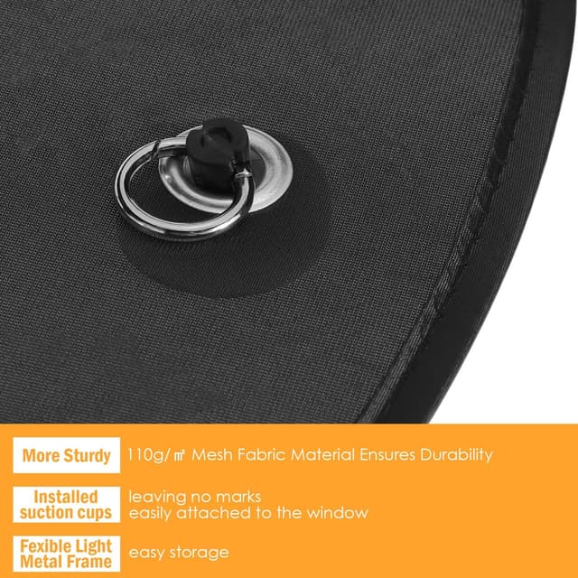 Thumbnail 1 de Asstikoo Car Window Shades 45x35.5cm