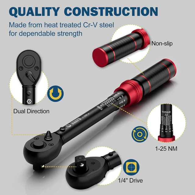 Thumbnail 4 de VANPO Chiave Dinamometrica 1/4” 1-25 Nm