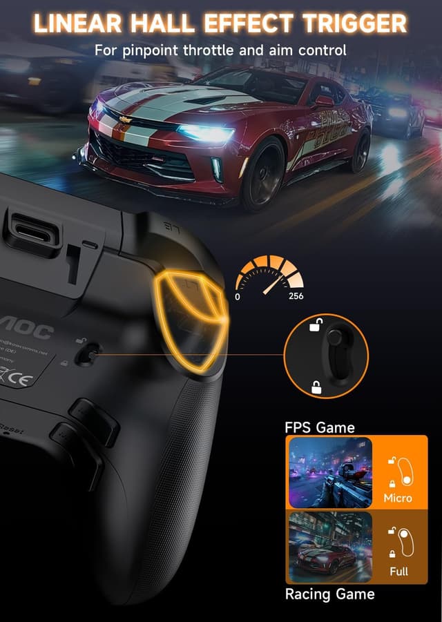 Thumbnail 4 de AOC PC Controller 1000mAh Wireless