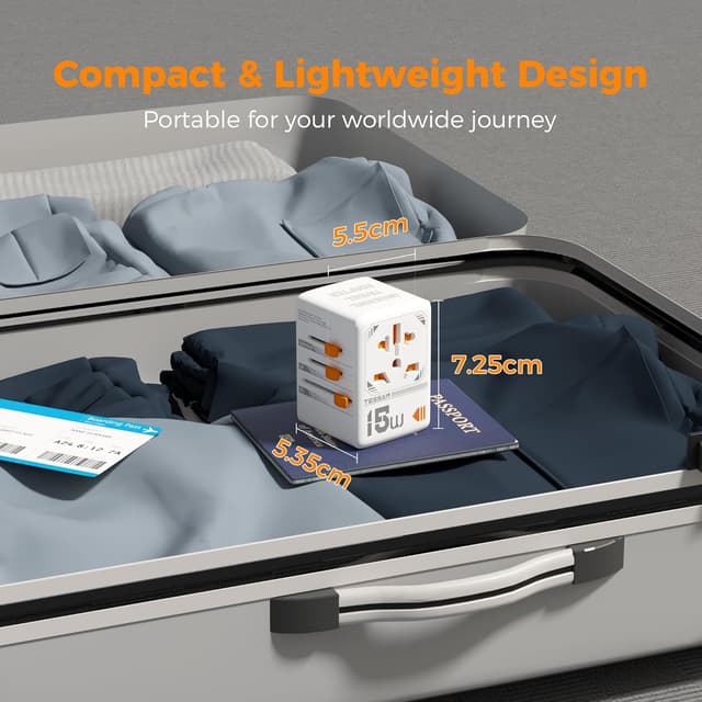 Thumbnail 4 de TESSAN Universal Travel Adapter