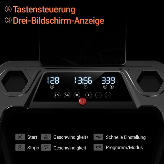 Detalle 2 de LONTEK Laufband klappbar 12 km/h