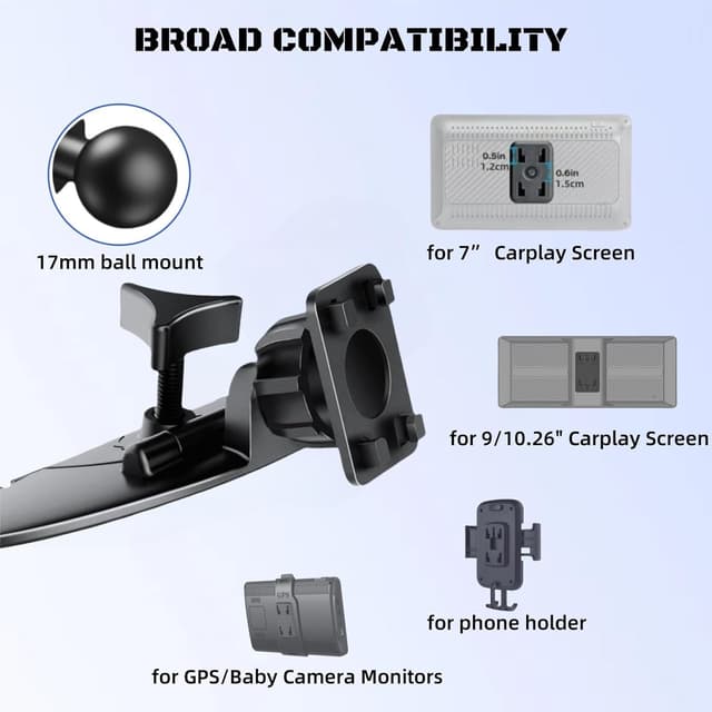 Detalle 2 de Epronic CD Slot Mount 17mm Ball Adapter