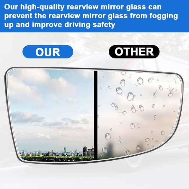 Detalle de vsshe Lower Right Mirror Glass Replacement for Ford Transit MK8 (2014+) BK31-17A700-AA