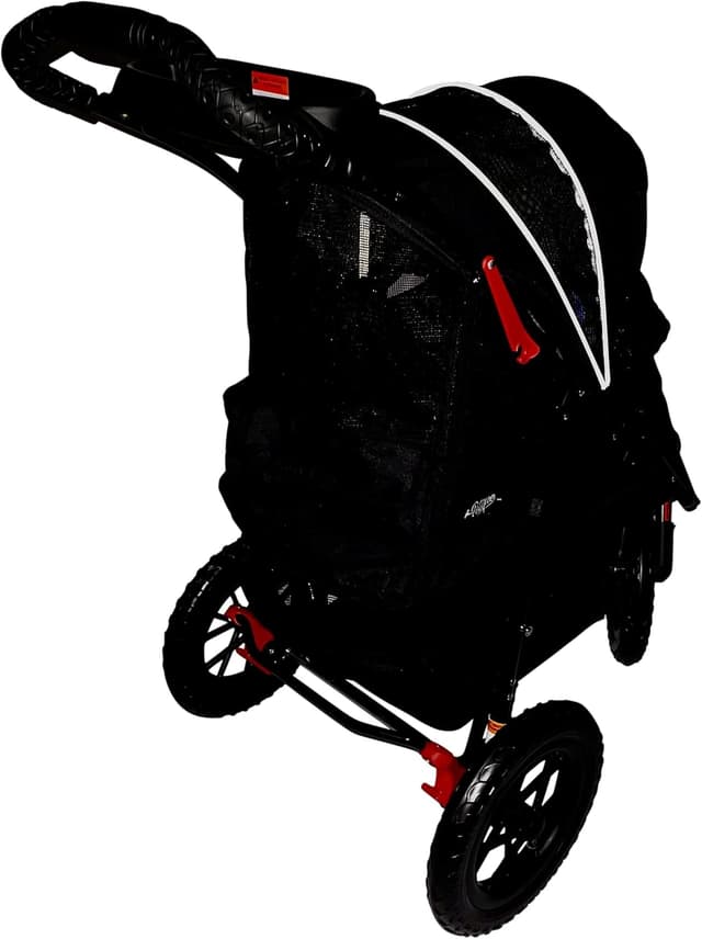 Detalle 1 de PETIQUE Chinook Black Luxury Dog Stroller 23kg