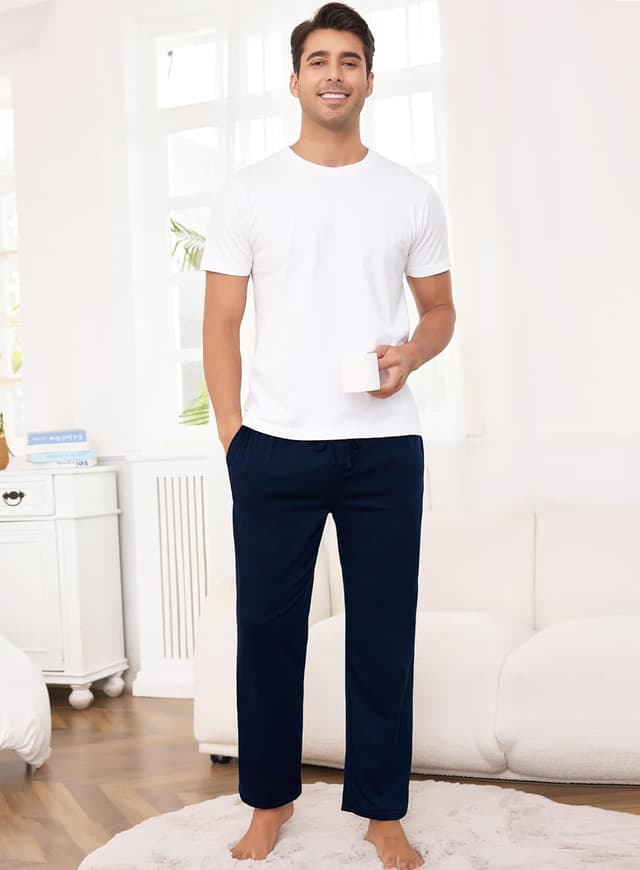 Thumbnail 6 de Lovasy Mens Pyjama Bottoms – Comfy Lounge Pants with Pockets