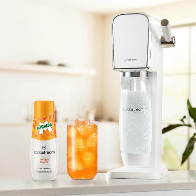Detalle 2 de SodaStream - Concentrado de Refresco Sabor Mirinda 440 ml 🥤