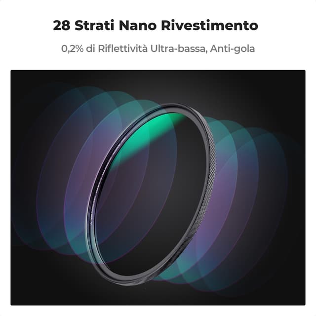 Thumbnail 4 de K&F CONCEPT Nano-X Filtro ND1000 77mm