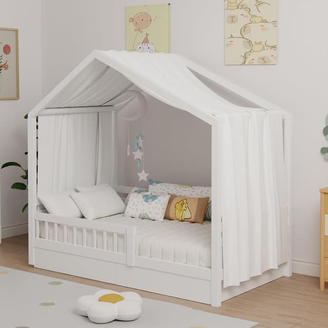 Detalle de Zdada Hausbett Himmel Baumwolle Musselin, 135 x 420 cm