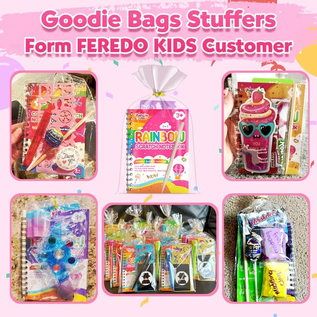 Thumbnail 3 de FEREDO KIDS Scratch Art 36-Pack for Kids