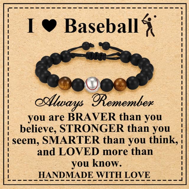 Thumbnail 2 de Esmoly Bracciale Uomo Pietre Naturali braccialetto regolabile