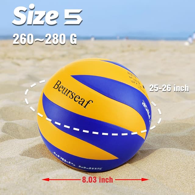Detalle de Soft Touch Volleyball Größe 5 für Indoor & Outdoor