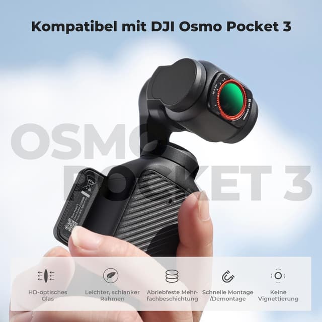 Thumbnail 1 de K&F CONCEPT Magnetisches ND2-ND32 Filter