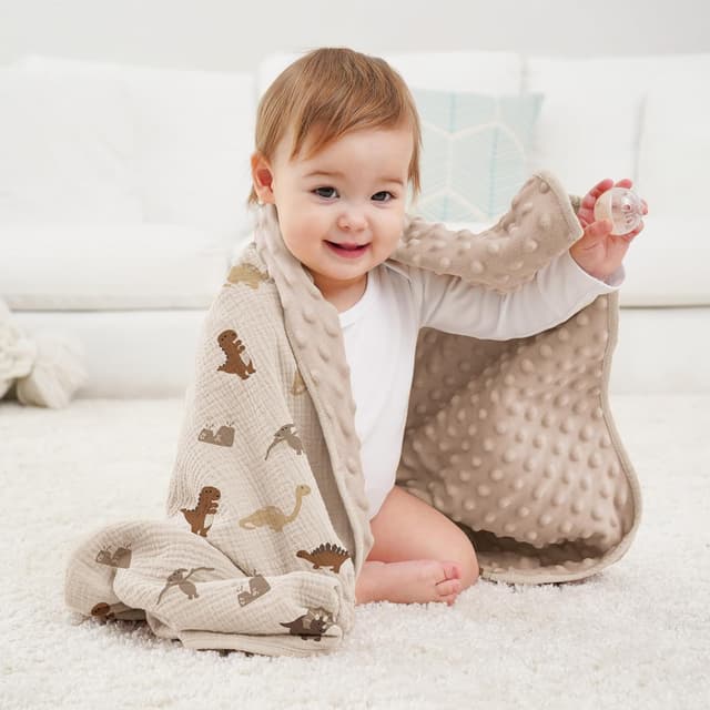 Thumbnail 3 de Susurration Babydecke 75x100 cm Weiche Krabbeldecke