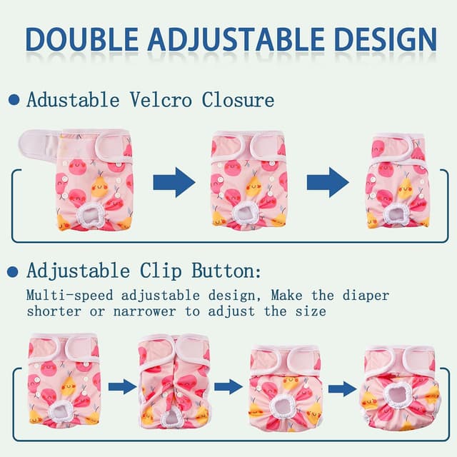 Thumbnail 2 de COMSLE Dog Nappies Medium 3 Pack