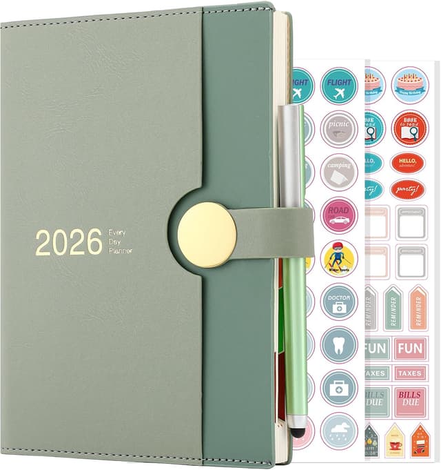 Detalle de Diario accademico 2026 A5 una pagina al giorno