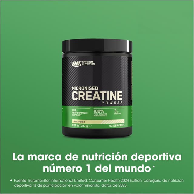 Detalle 2 de Optimum Nutrition Creatina Micronizada 317 g