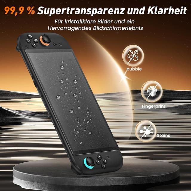 Detalle 2 de daydayup Panzerglas für Nintendo Switch 2 (4 Stück)