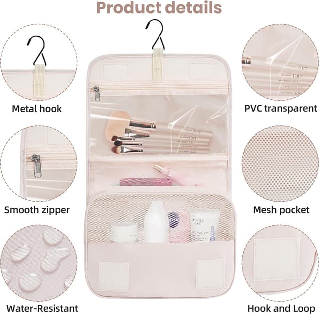 Detalle de BAGAIL 10 Set Packing Cubes in Cream (Various Sizes)