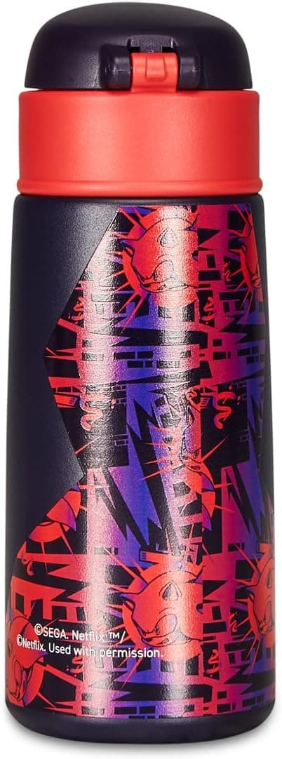 Thumbnail 2 de Sonic - Botella térmica infantil 460 ml con pajita 🧒