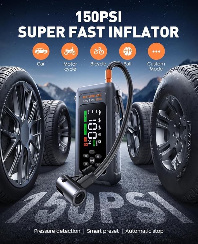 Detalle 1 de 5000A Jump Starter Power Pack