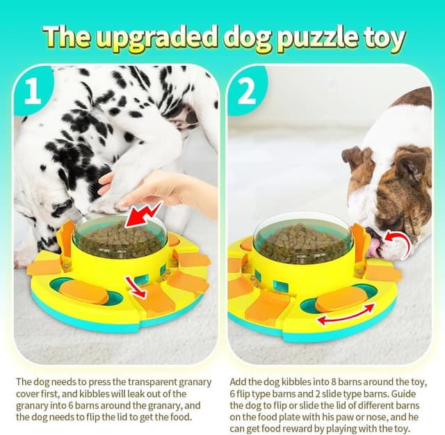 Detalle 2 de CAROZEN Interactive Dog Toys puzzle feeder for slow feeding and training