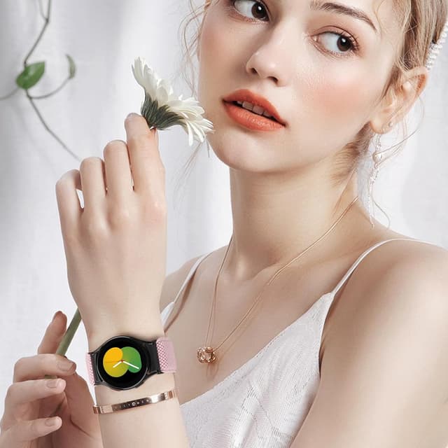 Thumbnail 6 de Yunshare Elastic Watch Straps for Samsung Galaxy Watch 7/6/5/4/FE (Stretch Nylon Solo Loop, 40–47mm)